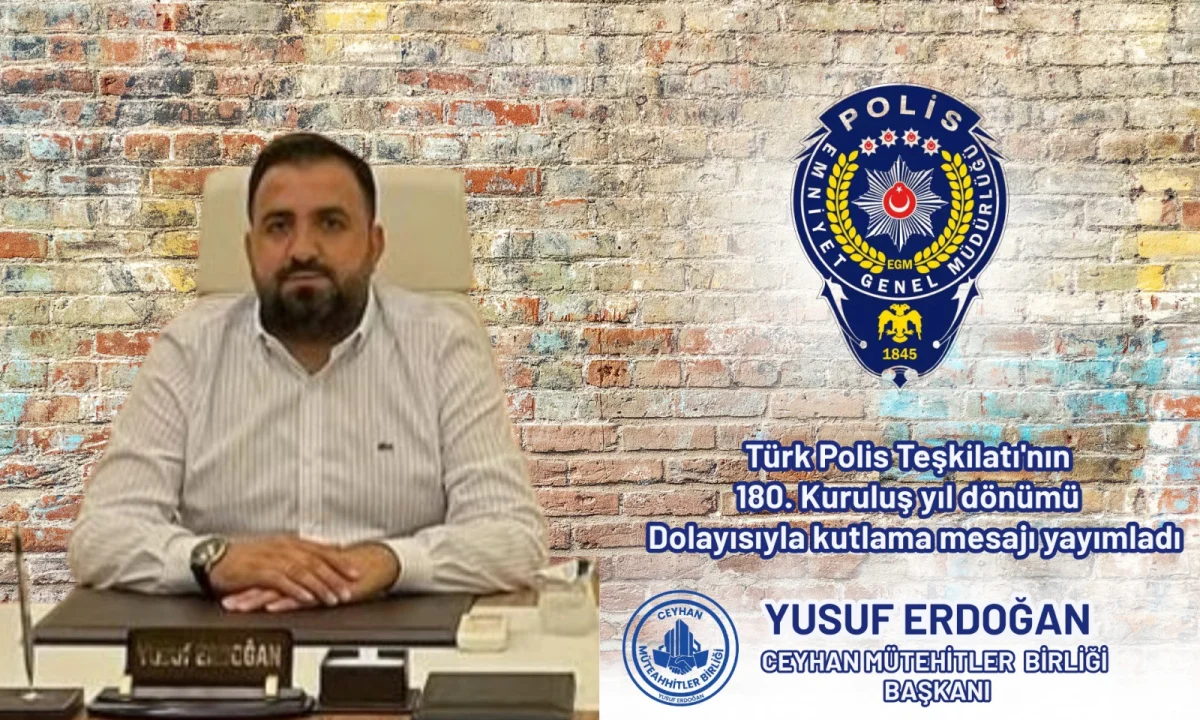 Başkan Yusuf Erdoğan’dan Polis Haftası Mesajı 