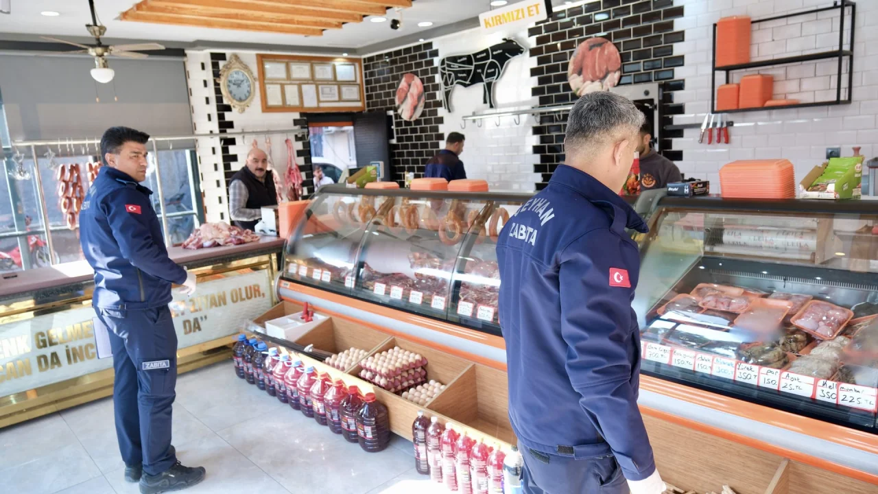 Gıda güvenliği alarmı değil, rutin kontrol: Ceyhan’da kasaplar denetlendi